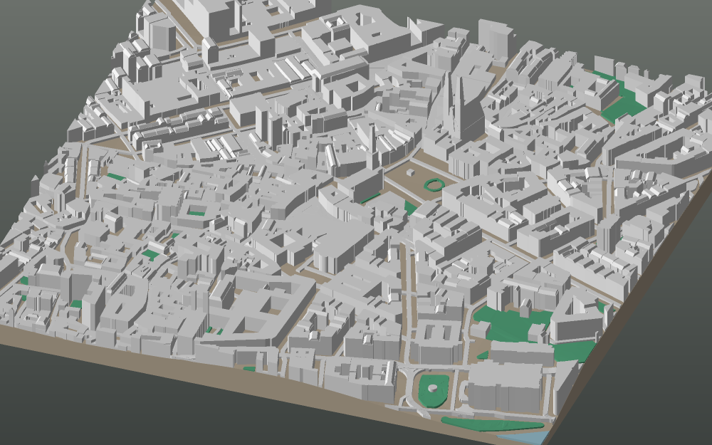 A 3D-printable model plate of Prague — Staré Město.